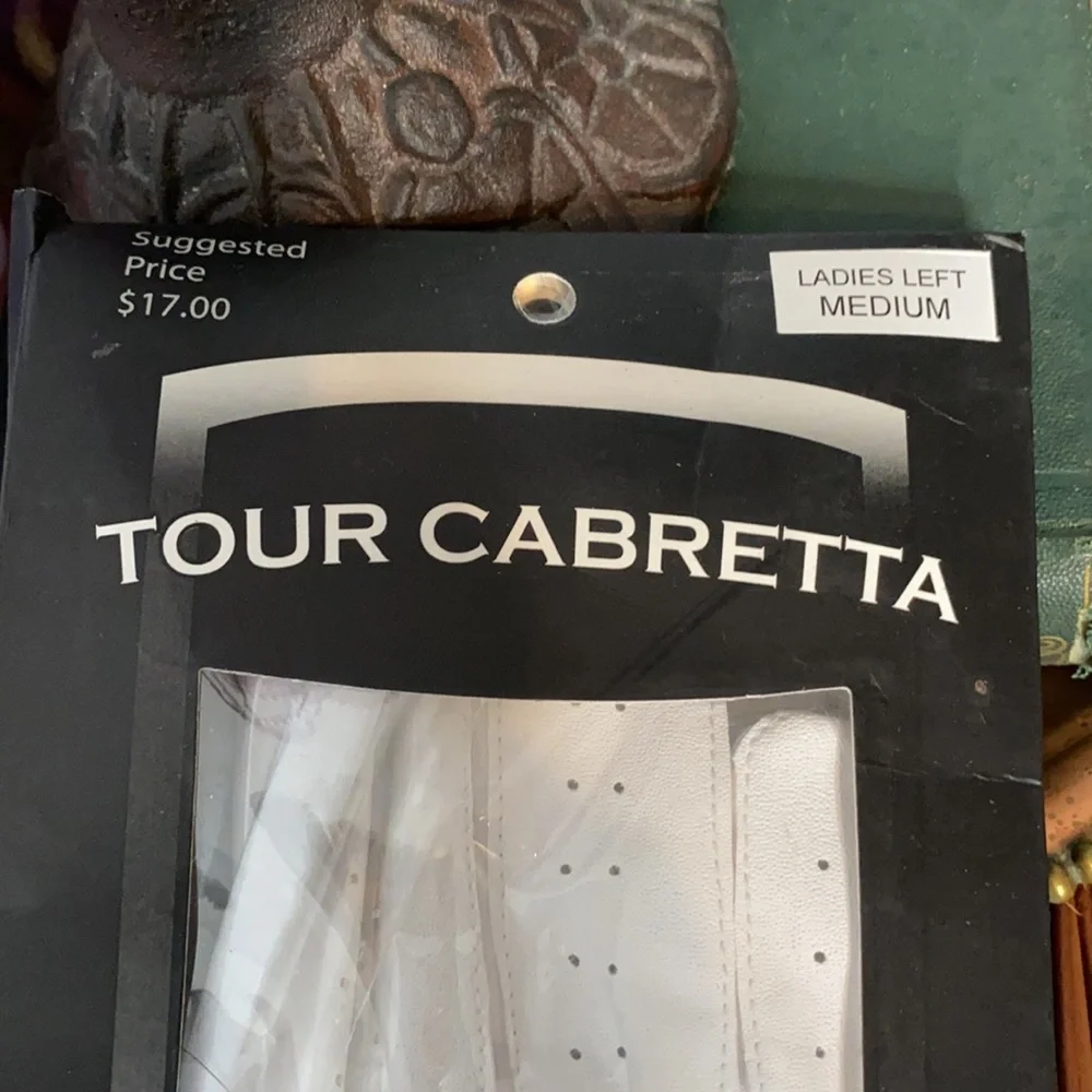 Tour Cabretta White Golf Gloves